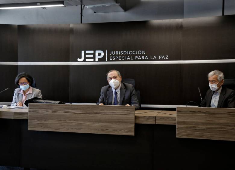 Imagen de referencia de la Jurisdicción Especial para la Paz, quien concedió la libertad condicional y anticipada a Jaime Blanco Maya. FOTO: COLPRENSA