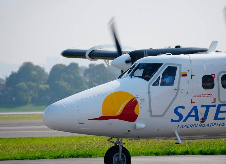 Los nuevos aviones DHC-6-300G Twin Otter de SATENA despegaron desde Calgary, Canadá, y reforzarán la conectividad aérea en regiones apartadas de Colombia. FOTO cortesía Satena