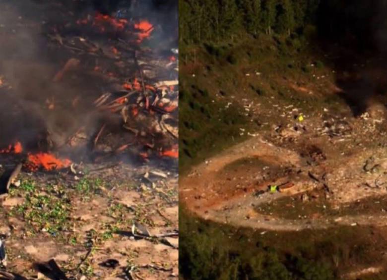 En la fábrica de municiones que explotó en Tennessee se encontraban 19 trabajadores. Fotos: Capturas de videos redes sociales 