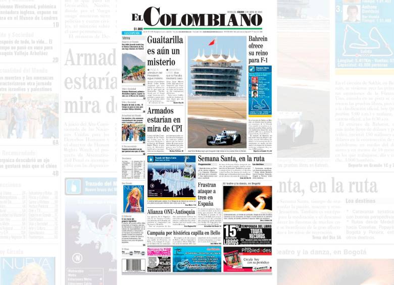 Un día como hoy 3 de abril