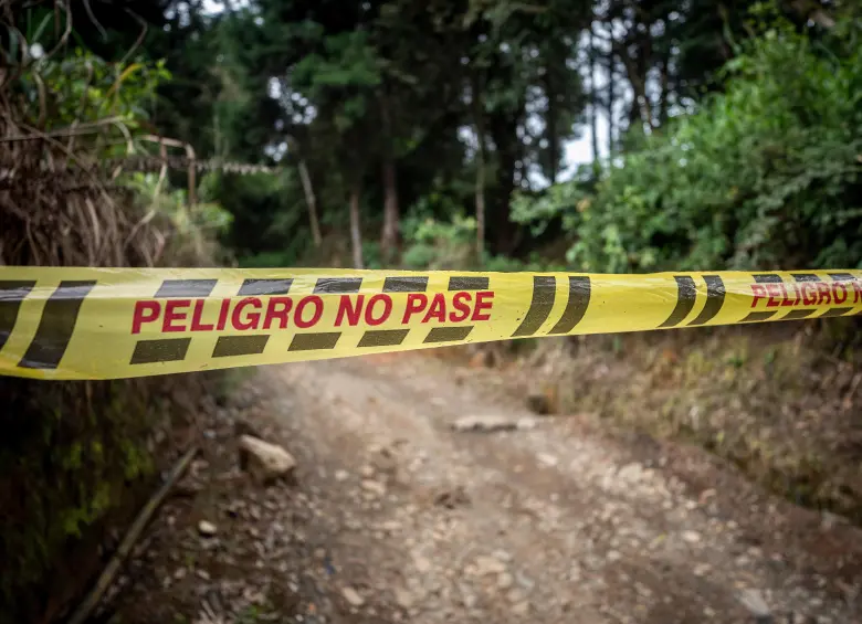 Los cuerpos estaban tendidos en un camino de trocha de una zona rural de La Dorada. Imagen de referencia. FOTO: Andrés Camilo Suárez
