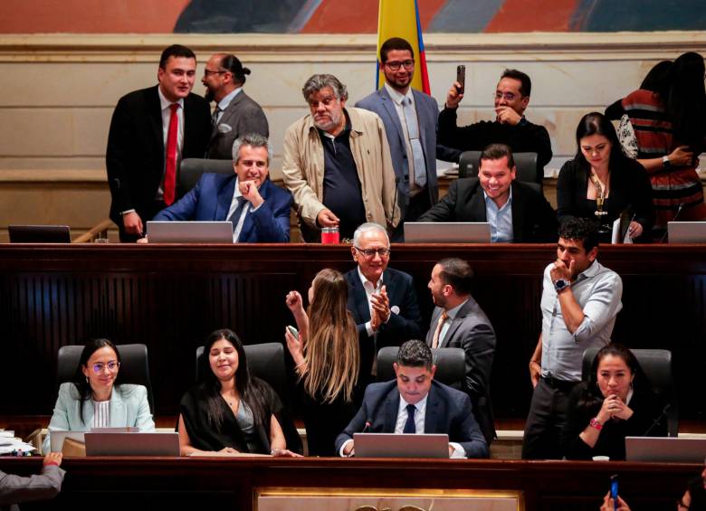 En plenaria de la Cámara de Representantes aprobó 133 artículos del proyecto. FOTO: Colprensa