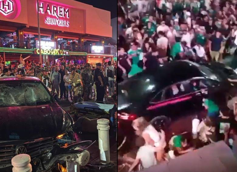 El conductor, al parecer en un ataque de nervios, embistió a 17 personas aproximadamente. Foto: Captura de video @lopezdoriga y @CorresponsalsMX