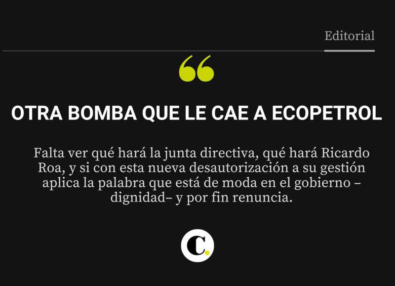 Otra bomba que le cae a Ecopetrol