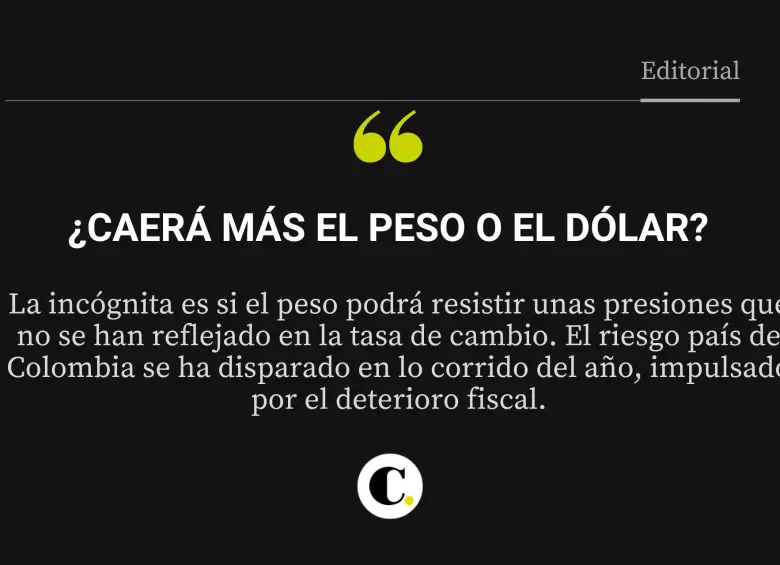 ¿Caerá más el peso o el dólar?