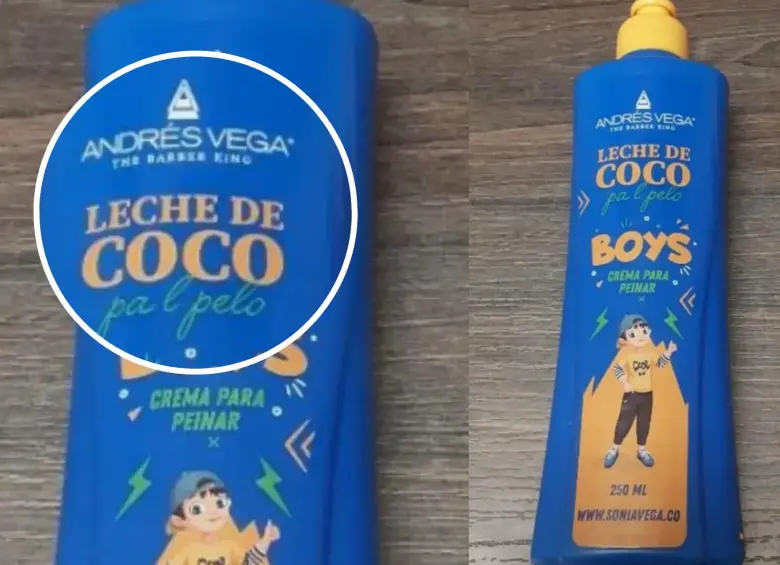 Crema de Peinar Leche de Coco Pal Pelo con Células Madre retirada por Invima.Foto: Invima