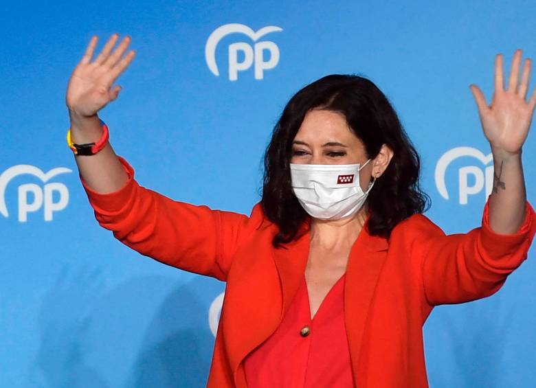 Isabel Díaz Ayuso adelantó las elecciones el pasado marzo en una apuesta personal ante una moción de censura. FOTO afp