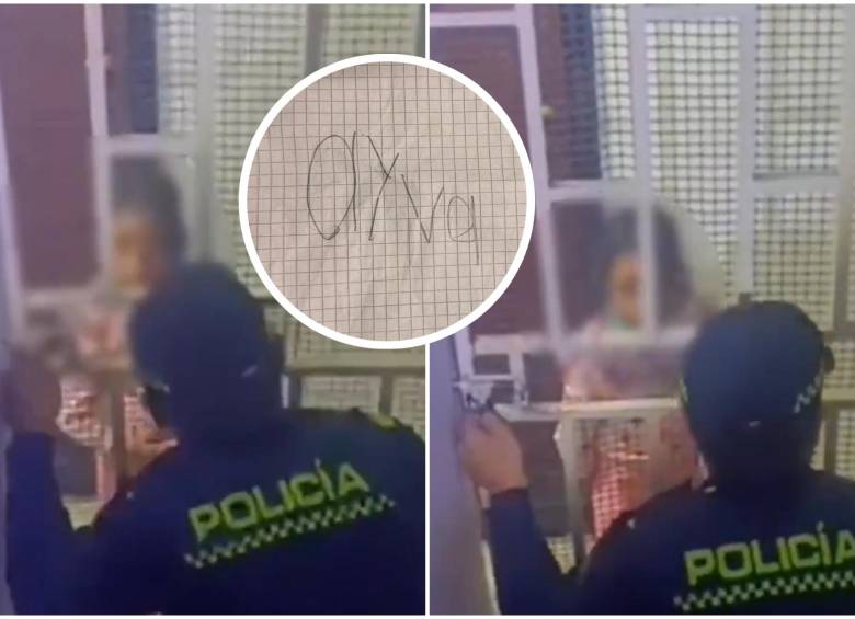 Un operativo de emergencia de la Policía Nacional permitió el rescate de una menor de siete años en estado de abandono dentro de una vivienda del barrio Galán, en Puente Aranda. FOTO: Captura de video de redes sociales de la Policía Metropolitana de Bogotá