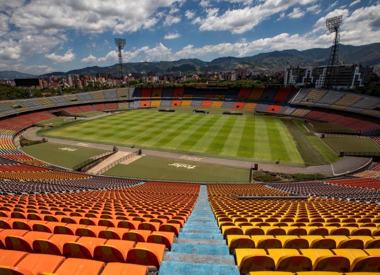 Esta imagen del estadio Atanasio Girardot vacío, se seguirá repitiendo durante los primeros meses del 2021. FOTO Edwin Bustamante