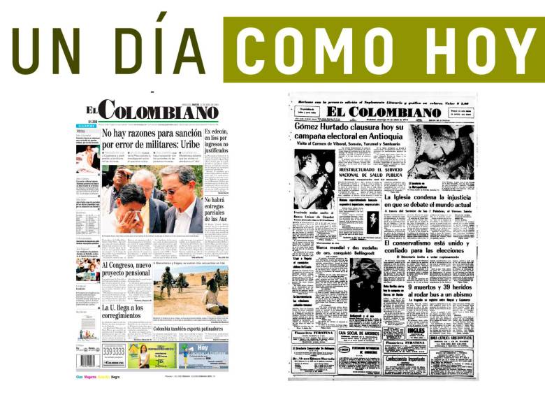 Un día como hoy 13 de abril