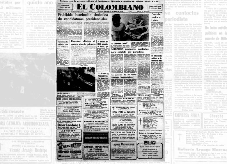 Un día como hoy 25 de agosto