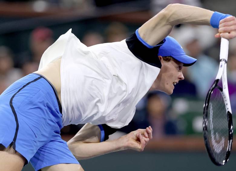 El italiano Jannik Sinner, rival en semifinales de Carlos Alcaraz. FOTO: Tomada de X (antes Twitter) @atptour