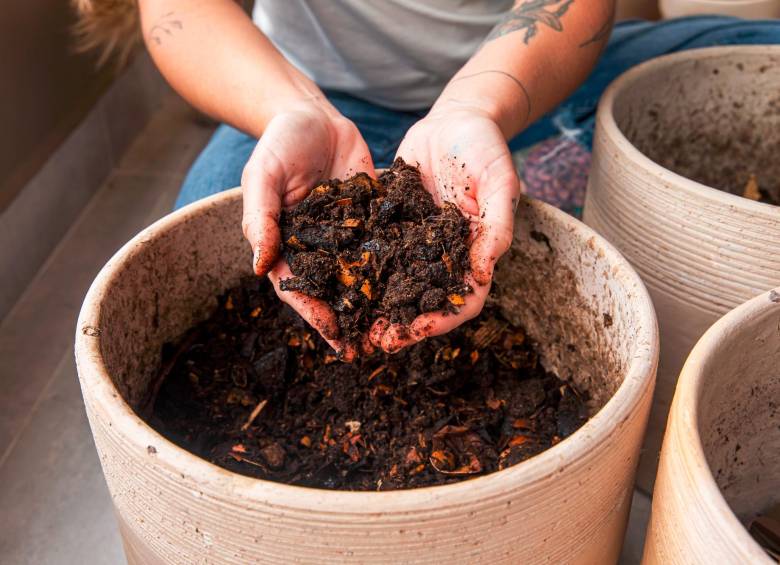 Después de un buen proceso de compostaje hecho en casa, usted puede obtener el mejor abono orgánico. Foto: Carlos Alberto Velásquez