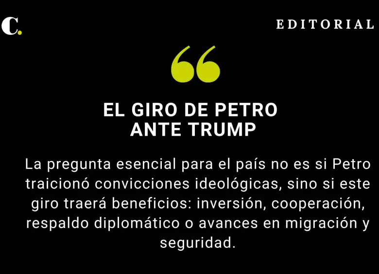 El giro de Petro ante Trump