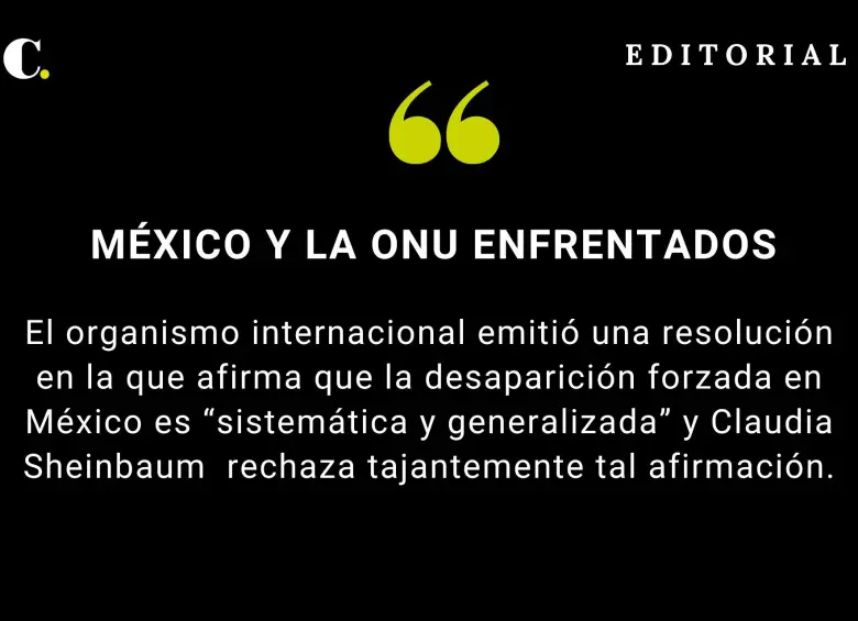 México y la ONU enfrentados