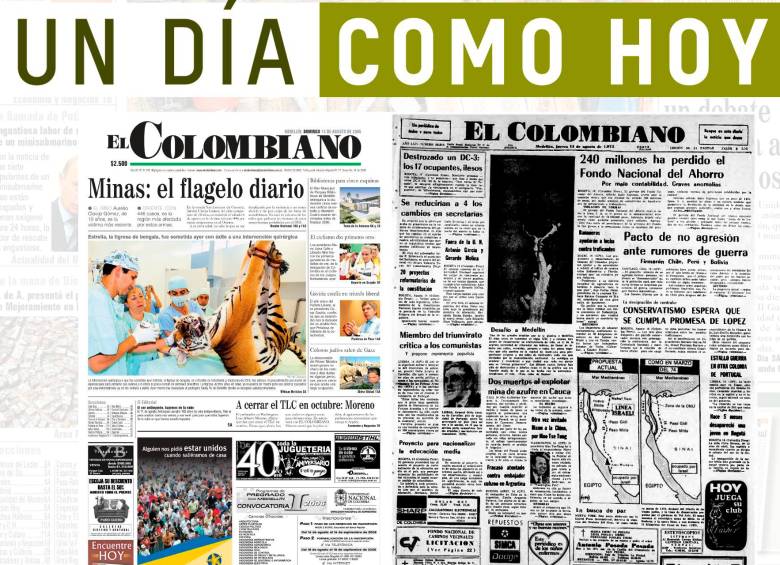 Un día como hoy 14 de agosto