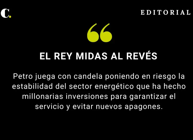 El rey midas al revés