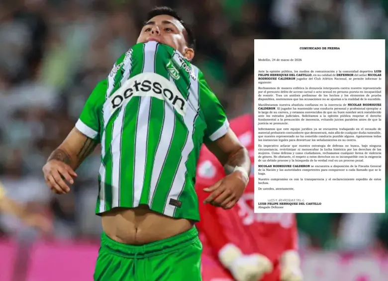 Defensa de Nicolás Rodríguez: “Las acusaciones no se ajustan a la realidad” tras denuncia por presunto abuso sexual. Foto: Manuel Saldarriga / redes sociales @nicolas_rodriguez_8