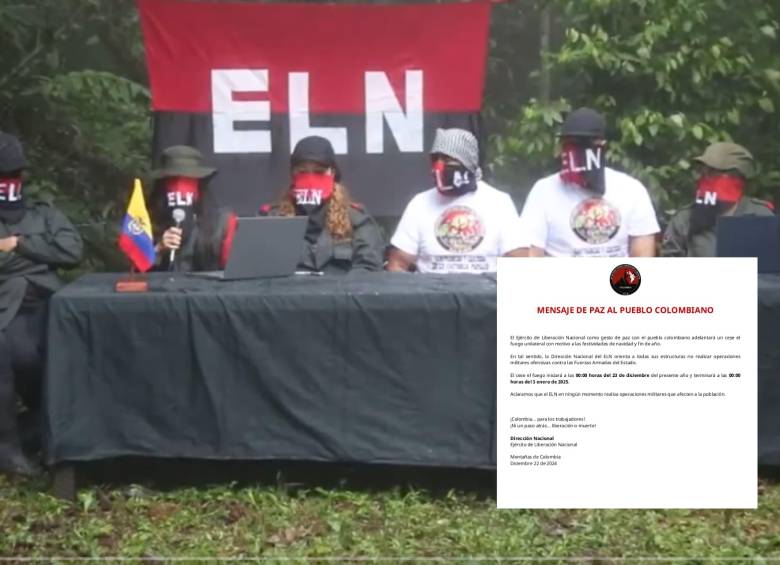 El ELN había anunciado un cese el fuego con ocasión de las festividades de fin de año. FOTOS: REDES SOCIALES