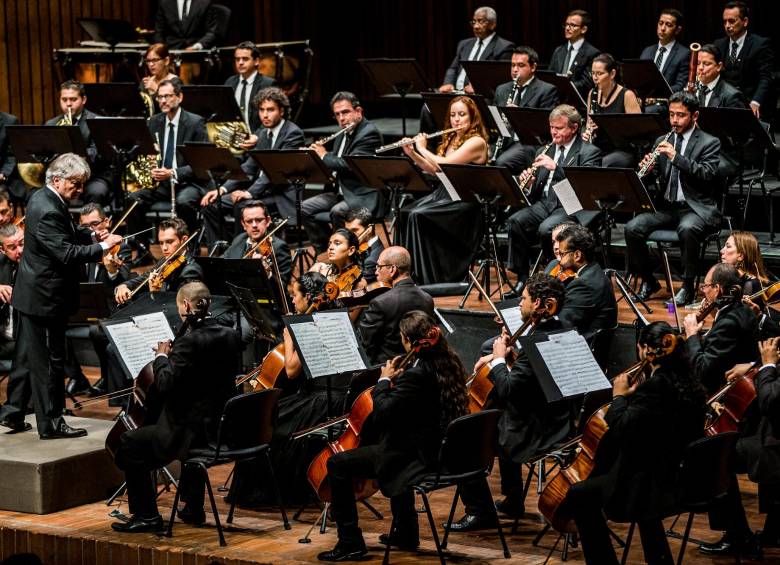 El concierto gratuito de la Orquesta Filarmónica de Medellín se transmitirá por el canal de Facebook y YouTube de Filarmed. Foto: Jaime Pérez Múnevar