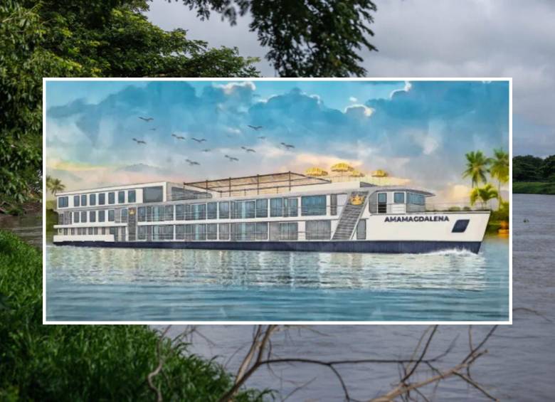 Los viajes por el río Magdalena contarán con dos itinerarios o barcos llamados AmaMagdalena y AmaMelodia. FOTO: Cortesía AmaWaterways y Colprensa