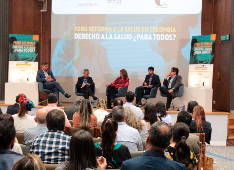 El proyecto de reforma a la salud que promueve el Gobierno fue analizado por expertos, en evento académico que organizó ayer EL COLOMBIANO. FOTO El Colombiano
