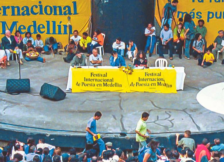 El Festival Internacional de Poesía de Medellín es uno de los eventos culturales más importantes de la agenda de la ciudad. FOTO Julio Herrera