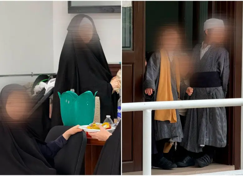 Nueve adultos y 17 menores de edad integrantes de Lev Tahor se encontraban en un hotel en el municipio de Yarumal, Norte de Antioquia. FOTOS: Cortesía @MigracionCol 