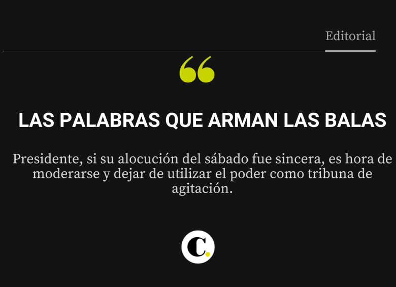 Las palabras que arman las balas