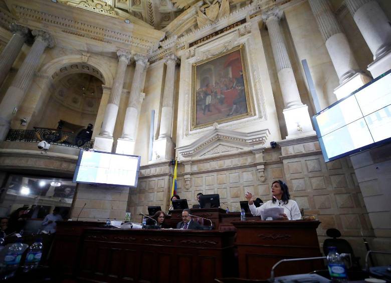 Luego de la lectura de Irene Vélez en el Senado, el presidente Petro la respaldó e insistió en su preparación. FOTO twitter @MinEnergiaCo