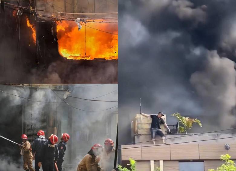 Tragedia en India, incendio en hotel de Nueva Delhi deja al menos 21 fallecidos. Foto: captura de video tomada de X