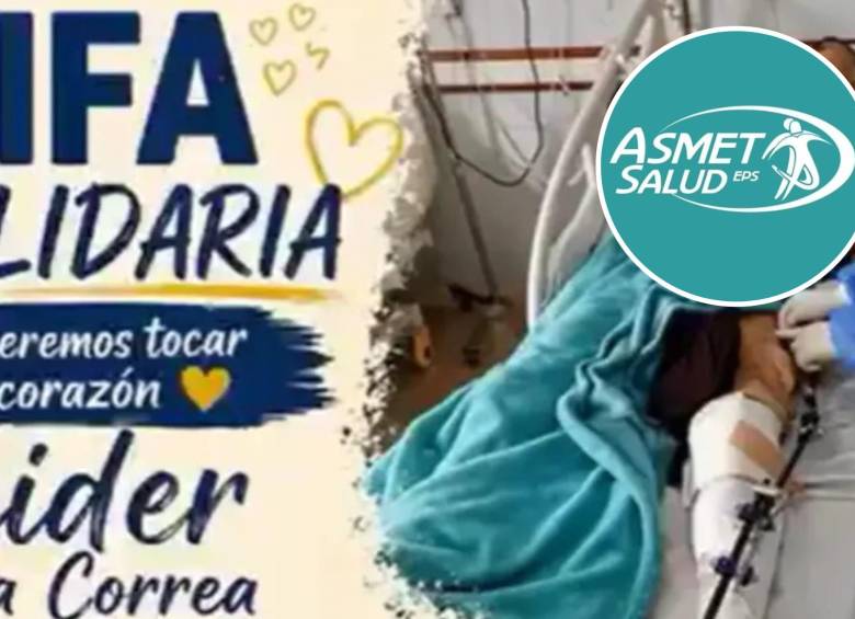 EPS traslada a Bogotá a Breider Murcia para evitar amputación tras presión internacional. Foto: redes sociales
