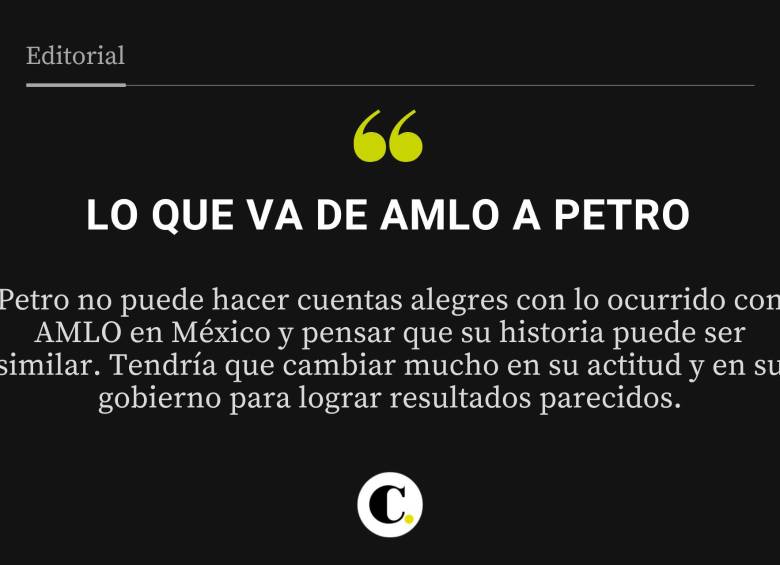 Lo que va de AMLO a Petro 