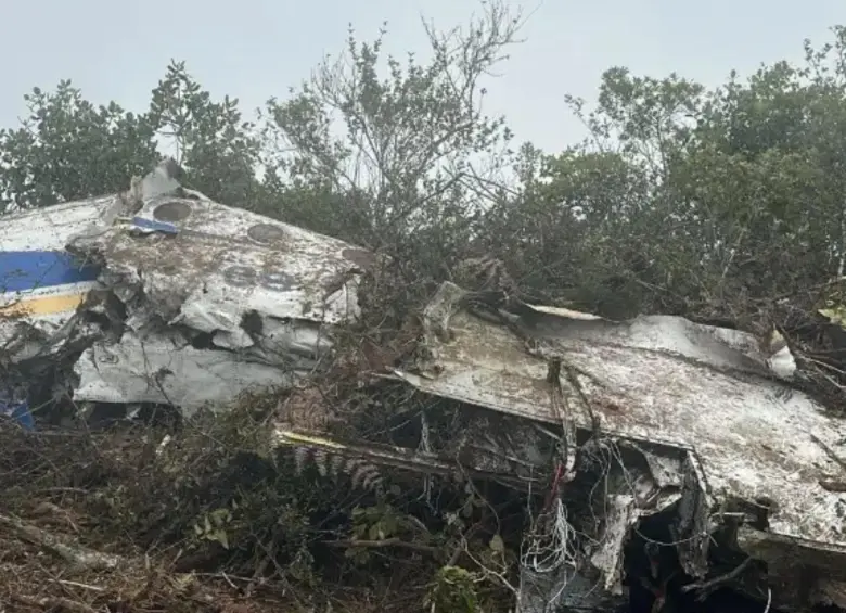 Tras encontrar la aeronave, confirmaron que no había sobrevivientes. FOTO: Cortesía de Miguel Galeano Molina