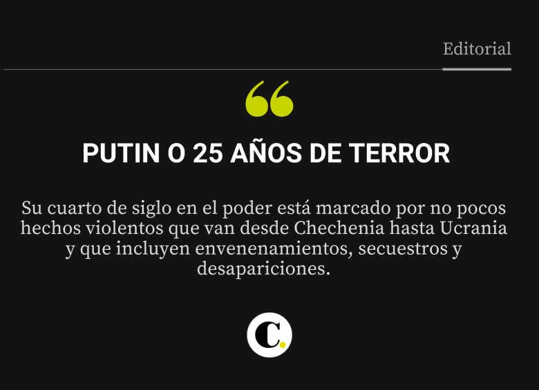 Putin o 25 años de terror
