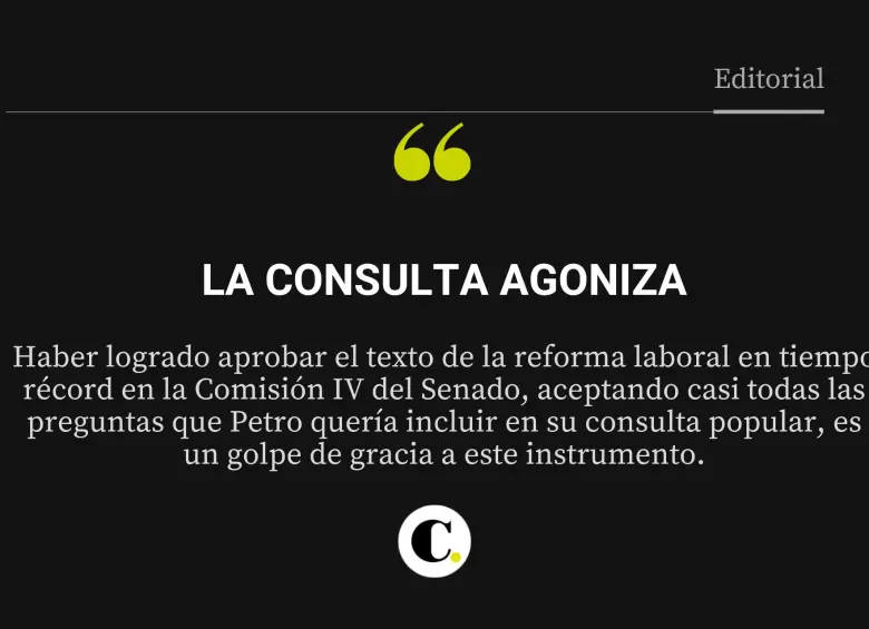 La consulta agoniza