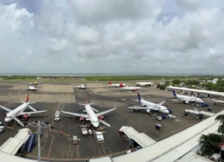 Todo es tras la advertencia de estar utilizando el espacio aéreo venezolano de Maiquetía FOTO: Tomada de redes sociales @AerocivilCol