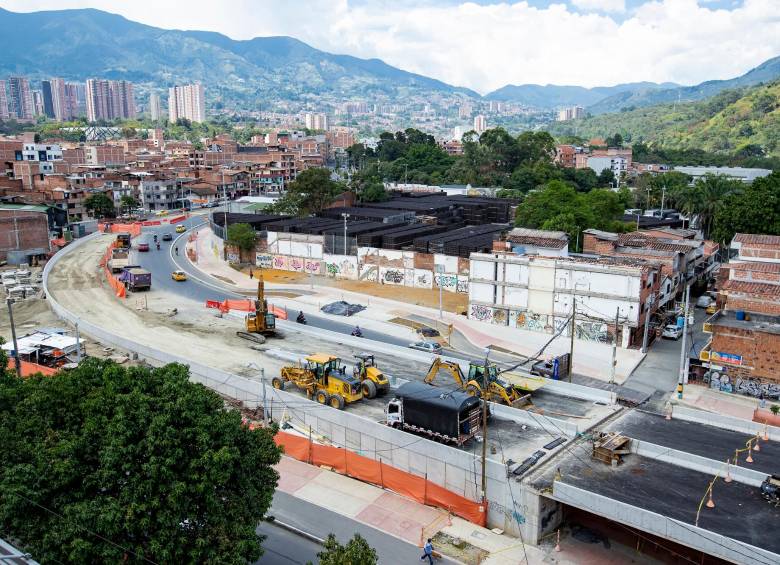 Imagen de referencia del intercambio vial. FOTO: Edwin Bustamante