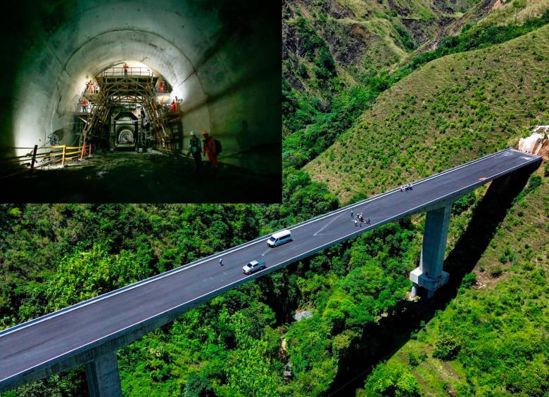 La conexión del Toyo comprende un túnel de 9,74 kilómetros y una vía nueva entre Santa Fe de Antioquia y Giraldo. FOTOS CAMILO SUÁREZ ECHEVERRI