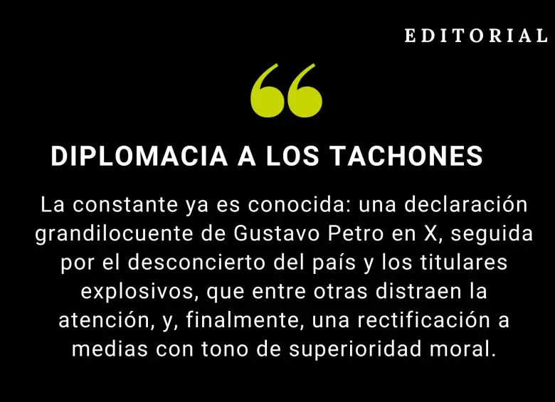 Diplomacia a los tachones 