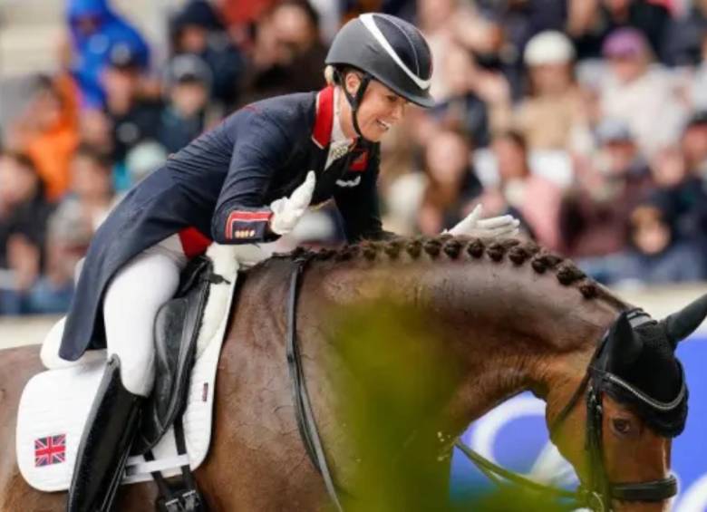 Charlotte Dujardin es una jinete, de 39 años, y triple campeona olímpica en este deporte para su país. FOTO: GETTY