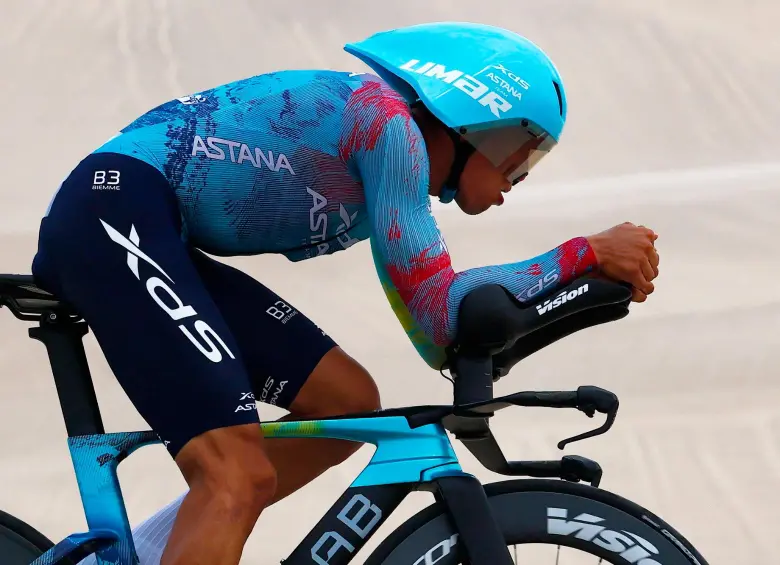 Harold Tejada, de 28 años de edad, compite en su tercera Vuelta a España. FOTO GETTY