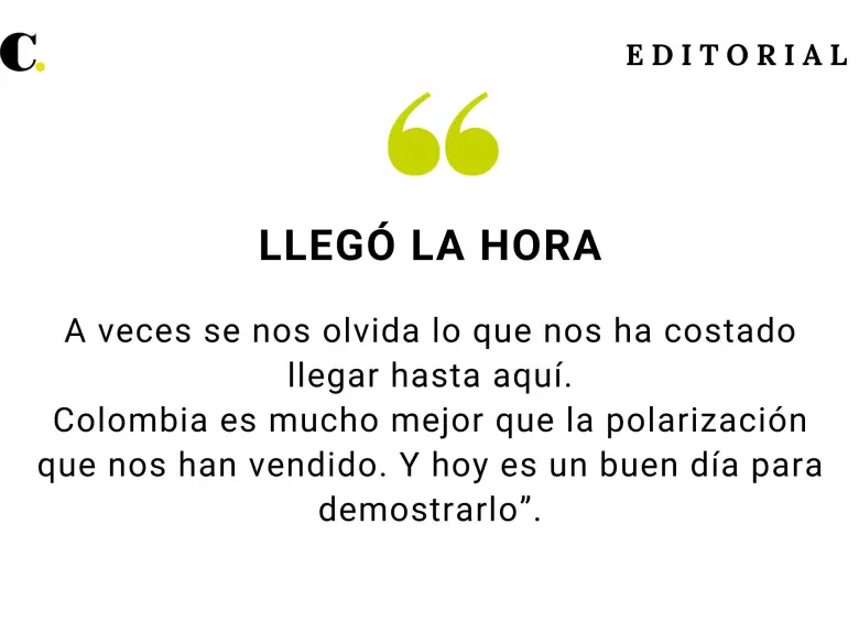 Llegó la hora
