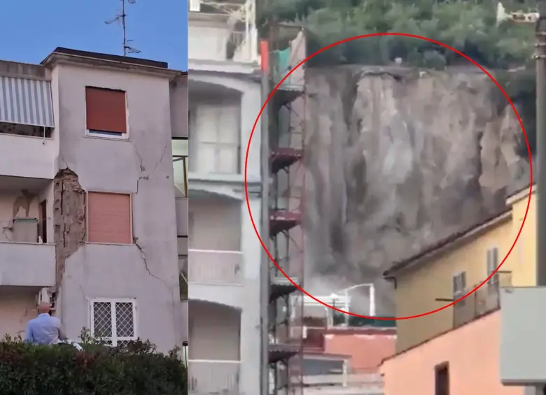 Terremoto en Italia con epicentro en Pozzuoli, cerca de Nápoles, deja al menos 10 heridos. Foto: tomada de X @mondoterremoti