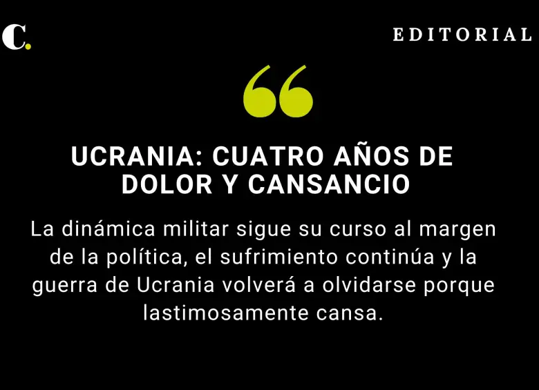 Ucrania: cuatro años de dolor y cansancio