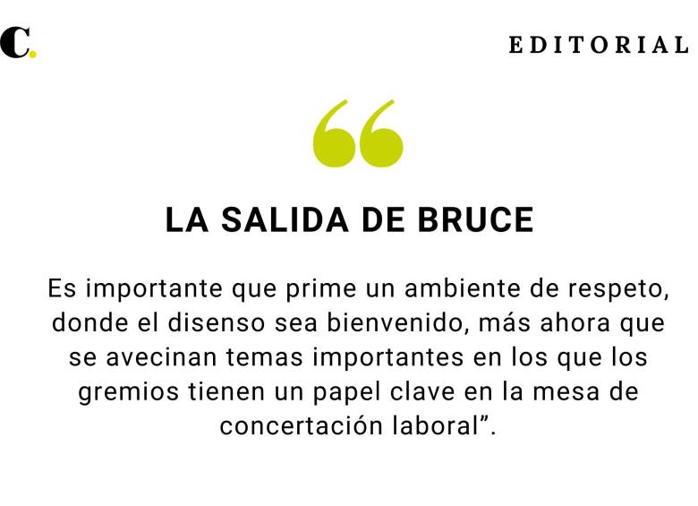 La salida de Bruce