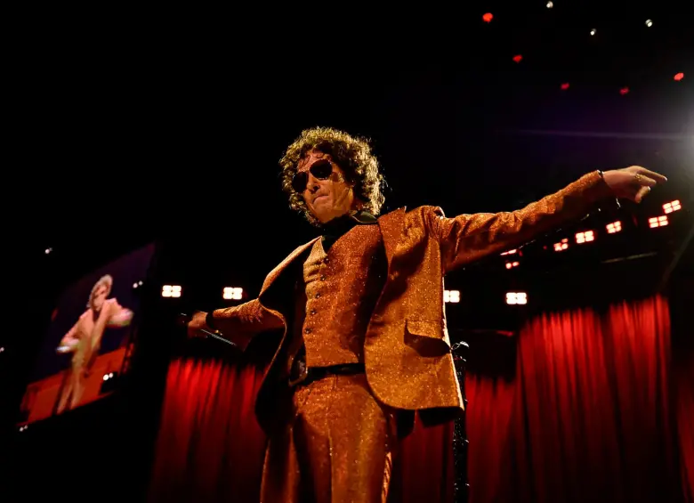 La primera presentación de Bunbury en Colombia fue el 28 de junio en Bogotá. FOTO Colprensa