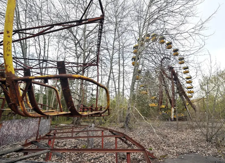 Así quedó Chérnobil. FOTO: AFP