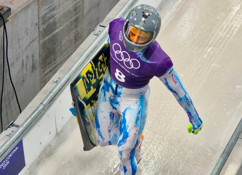 Vladislav Heraskevich es el abanderado de Ucrania en estos Olímpicos de Invierno. FOTO: Tomada de X @heraskevych