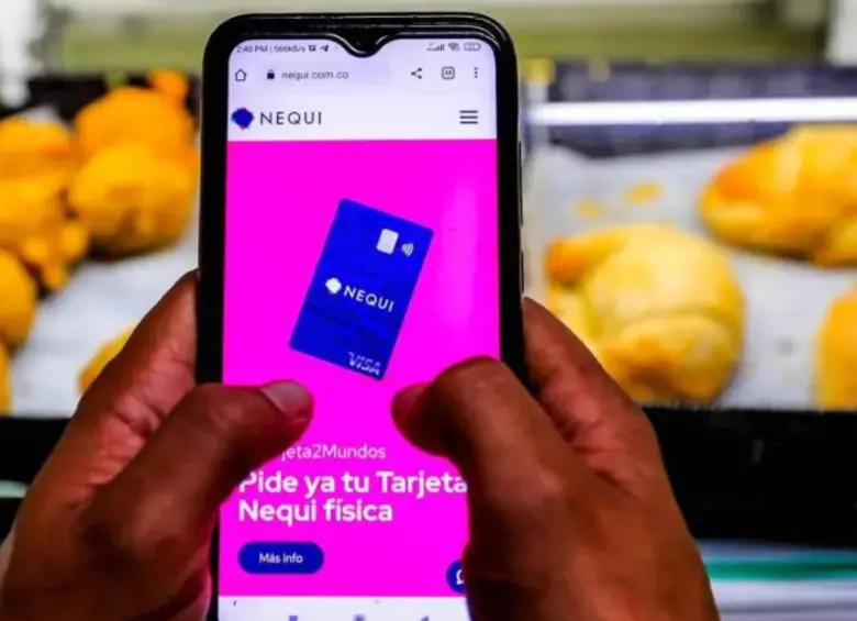 Nequi es una de las aplicaciones o billeteras virtuales que más utilizan los usuarios en Colombia. FOTO: El Colombiano